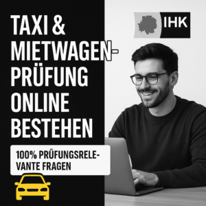 Taxi und Mietwagen prügung 100% online